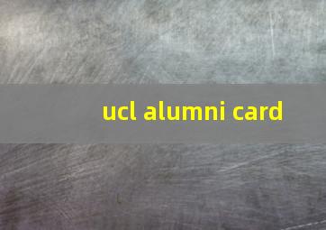 ucl alumni card